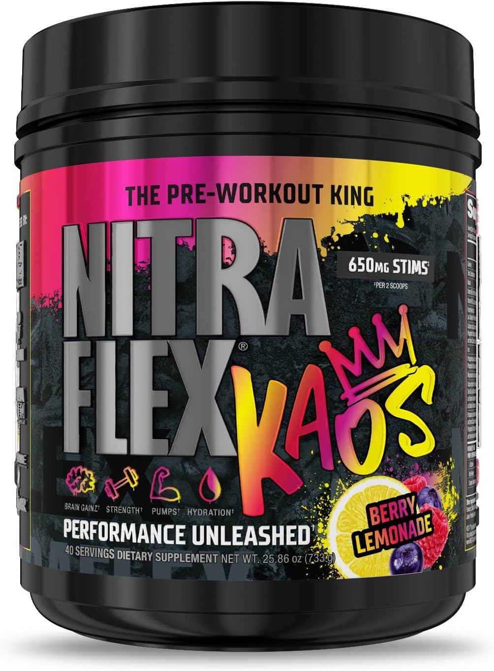 GAT SPORT Nitraflex KAOS Pre-Workout Powder