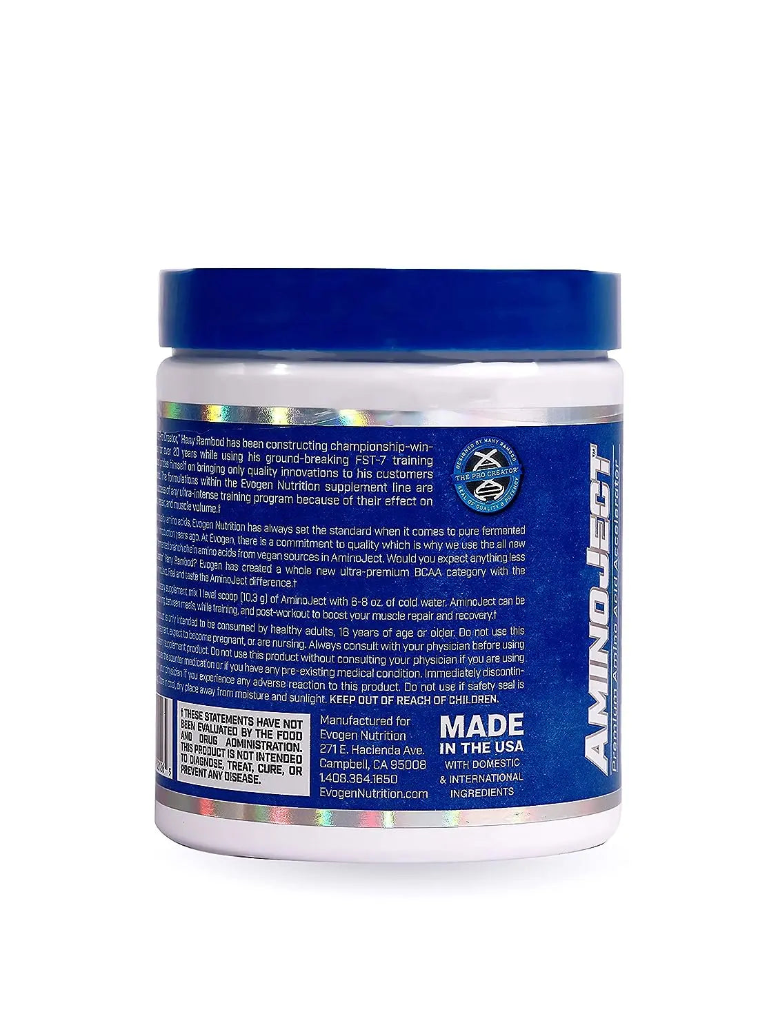 Evogen Aminoject - 30 Servings - India's Leading Genuine Supplement Retailer