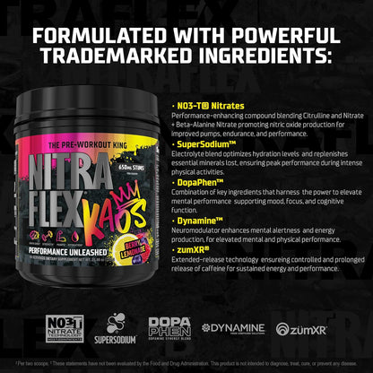 GAT SPORT Nitraflex KAOS Pre-Workout Powder