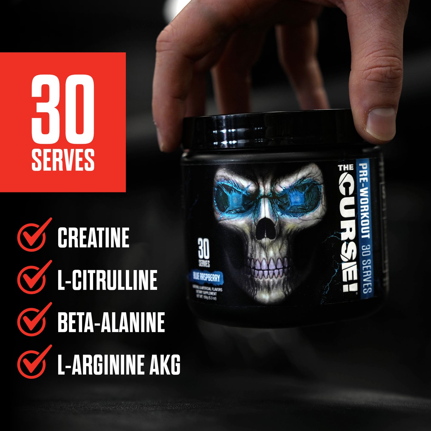 JNX SPORTS The Curse! Pre Workout Powder