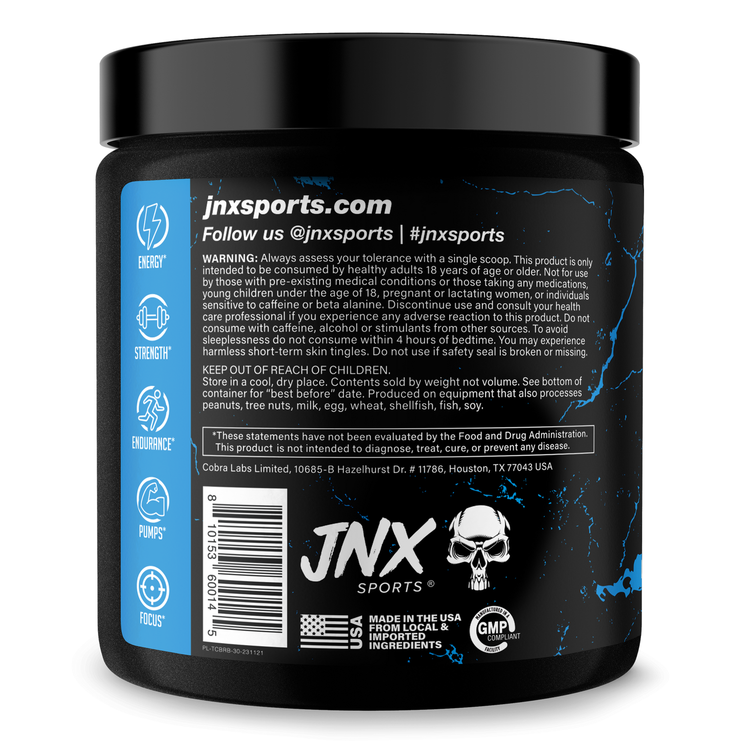 JNX SPORTS The Curse! Pre Workout Powder