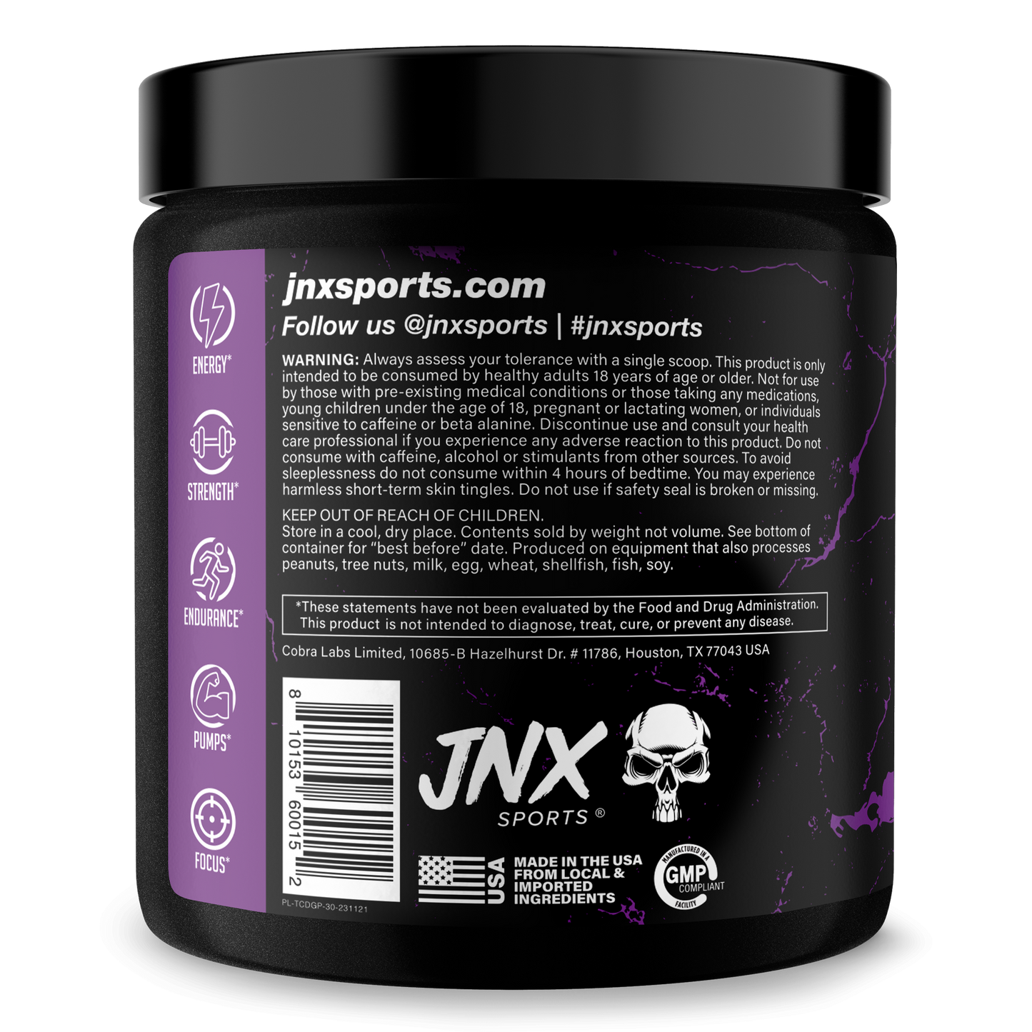 JNX SPORTS The Curse! Pre Workout Powder