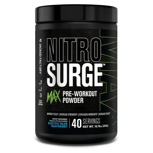 JACKED FACTORY NITROSURGE MAX PRE-WORKOUT 40Servings