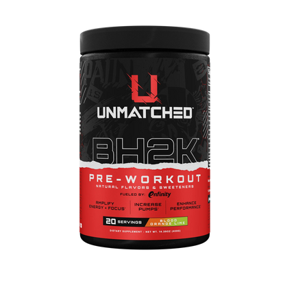 UNMATCHED BH2K Pre-Workout - 400 gm (0.88 Lb)