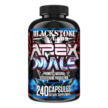 Blackstone Labs Apex Male - Natural Testosterone Booster - 240 Count