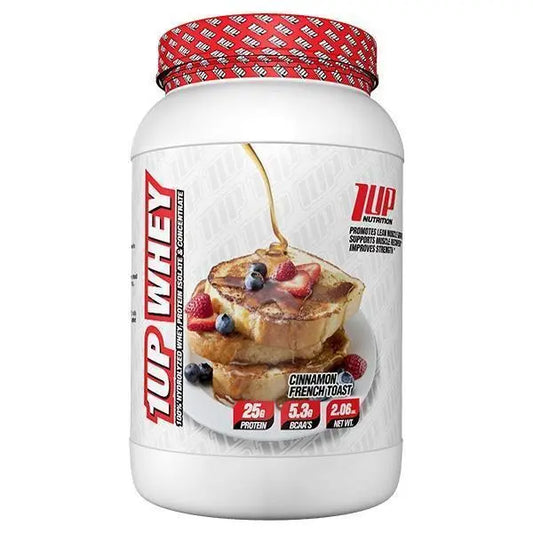 1UP WHEY CINNAMON FRENCH TOAST 2.06 LBS - Muscle & Strength India - India's Leading Genuine Supplement Retailer 