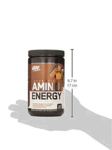 ON Essentials Amino Energy 30 Servings  ICED CARAMEL MACCHIATO F - Muscle & Strength India - India's Leading Genuine Supplement Retailer 