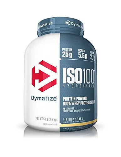 DYMATIZE ISO 100 HYDROLYZED 5LBS BIRTHDAY CAKE - Muscle & Strength India - India's Leading Genuine Supplement Retailer 