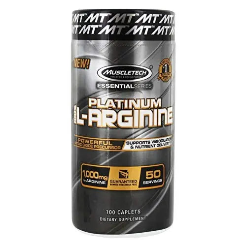 MUSCLETECH PLATINUM L-ARGININE 100 CAPS - Muscle & Strength India - India's Leading Genuine Supplement Retailer 