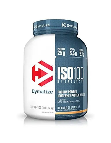 DYMATIZE ISO 100 HYDROLYZED ORANGE DREAMSICLE - Muscle & Strength India - India's Leading Genuine Supplement Retailer 