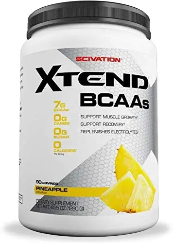 XTEND BCAAS 90 SERVING PINEAPPLE - Muscle & Strength India - India's Leading Genuine Supplement Retailer 