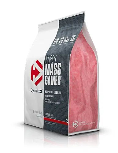 DYMATIZE SUPER MASS GAINER 12LB STRAWBERRY - Muscle & Strength India - India's Leading Genuine Supplement Retailer 