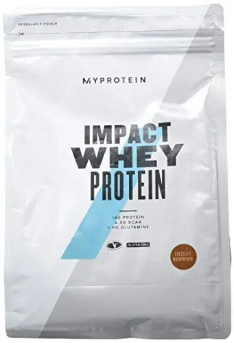 MY PROTEIN IMPACT WHEY PROTEIN 1 KG CHOCOLATE BROWNIE - Muscle & Strength India - India's Leading Genuine Supplement Retailer 