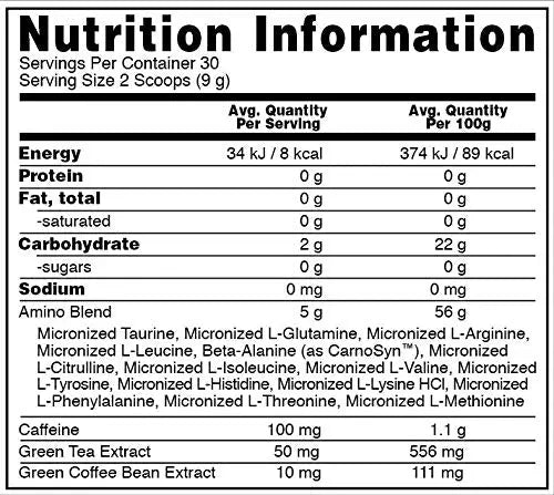 ON Essentials Amino Energy 30 Servings PINEAPPLE - Muscle & Strength India - India's Leading Genuine Supplement Retailer 