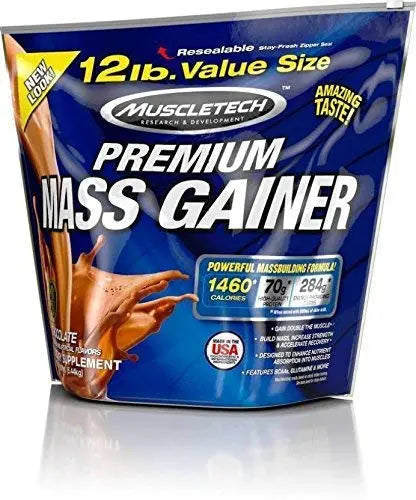 MUSCLETECH PREMIUM MASS GAINER 12 LBS CHOCOLATE - Muscle & Strength India - India's Leading Genuine Supplement Retailer 