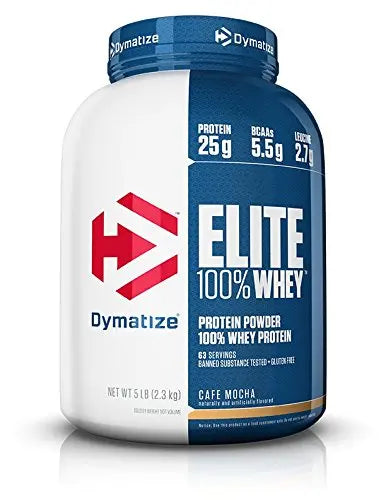 Dymatize Elite Whey 5 Lbs CafÃ© Mocha - Muscle & Strength India - India's Leading Genuine Supplement Retailer 