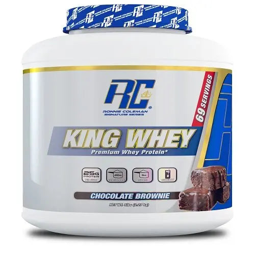 RCSIGNATURE SERIES KING WHEY PREMIUM PROTINE CHOCOLATE BROWINE 5 - Muscle & Strength India - India's Leading Genuine Supplement Retailer 