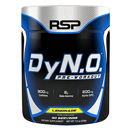 RSP DYNO PREWORKOUT 30 SERVINGS LEMONADE - Muscle & Strength India - India's Leading Genuine Supplement Retailer 