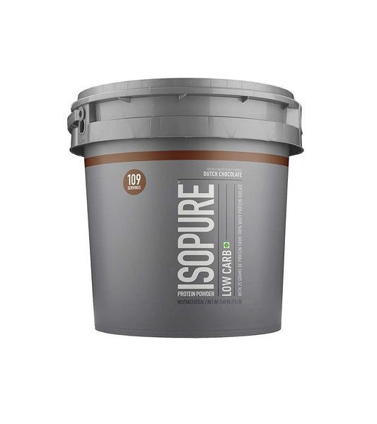 Isopure Low Carb 7.5 Lbs Dutch Chocolate - Muscle & Strength India - India's Leading Genuine Supplement Retailer 