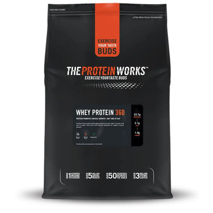 The Protein Works Whey Protein(360) 1.2kg French Vanilla - Muscle & Strength India - India's Leading Genuine Supplement Retailer 