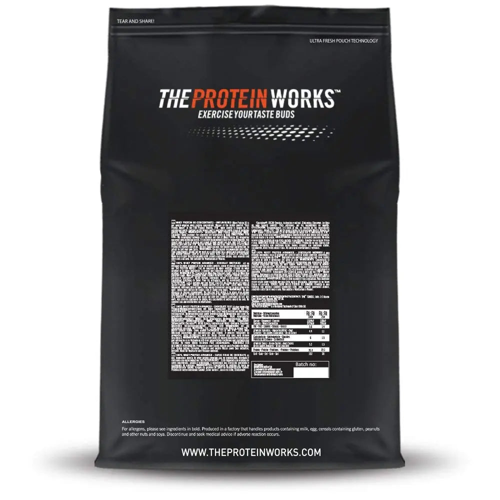 The Protein Works Whey Protein 80(Con) 2kg Wild Raspberry - Muscle & Strength India - India's Leading Genuine Supplement Retailer 