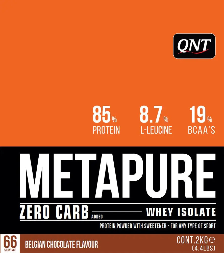 QNT METAPURE BELGAIN CHOCOLATE FLAVOUR 2KG - Muscle & Strength India - India's Leading Genuine Supplement Retailer 