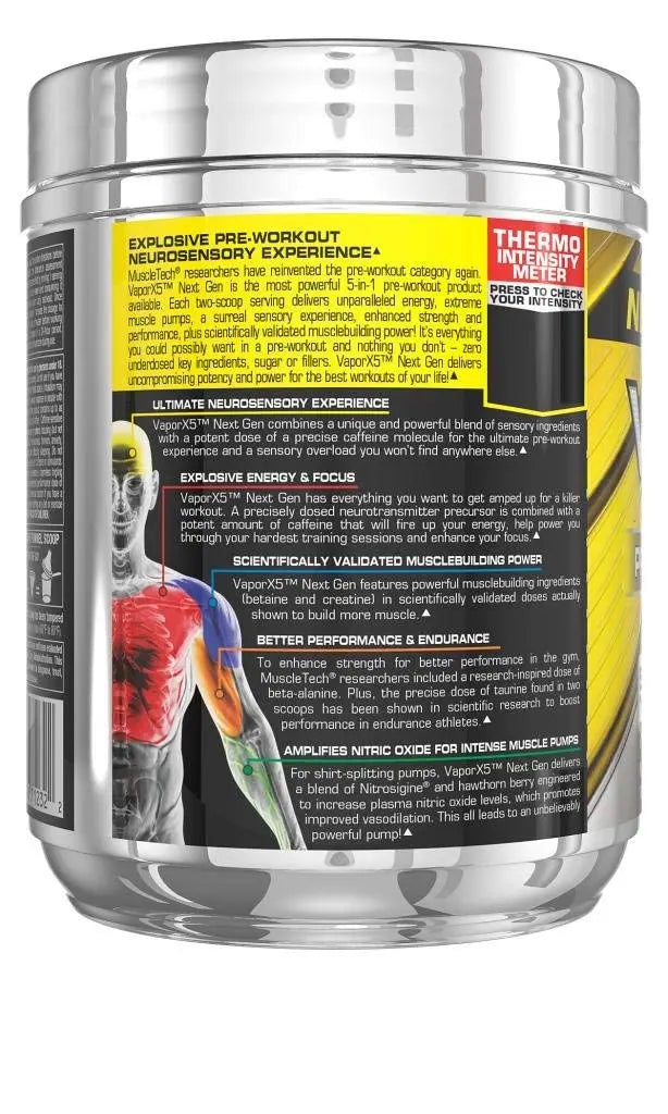 MT VAPORX5 NEXT GEN PRE WORKOUT 30 SERVING HAWALLAN - Muscle & Strength India - India's Leading Genuine Supplement Retailer 