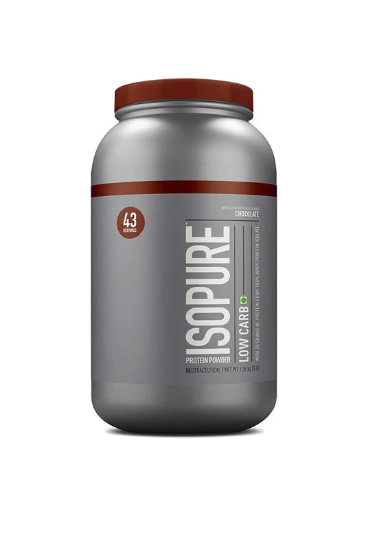 Isopure Low Carb Dutch Chocolate 3 lbs (1.36kg) - Muscle & Strength India - India's Leading Genuine Supplement Retailer 