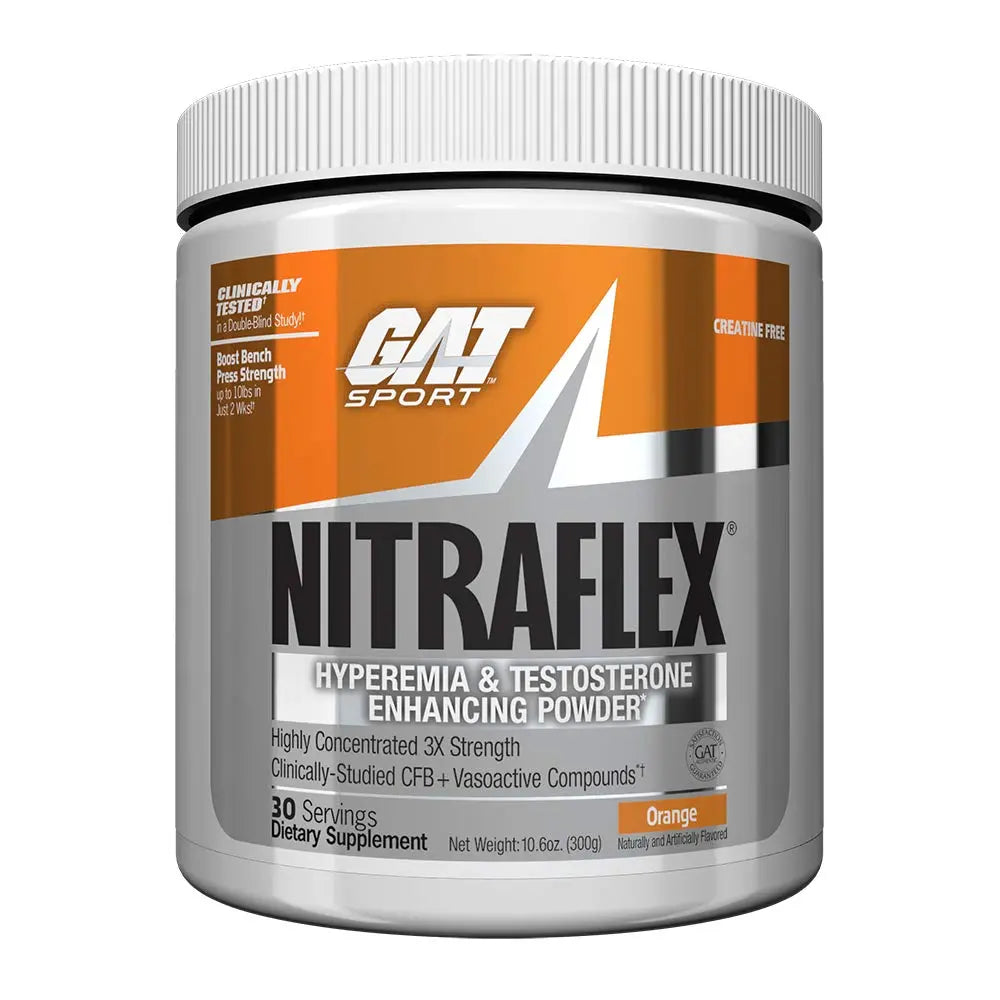 GAT, Sport, NITRAFLEX, Blue Raspberry, 10.6 oz (300 g)