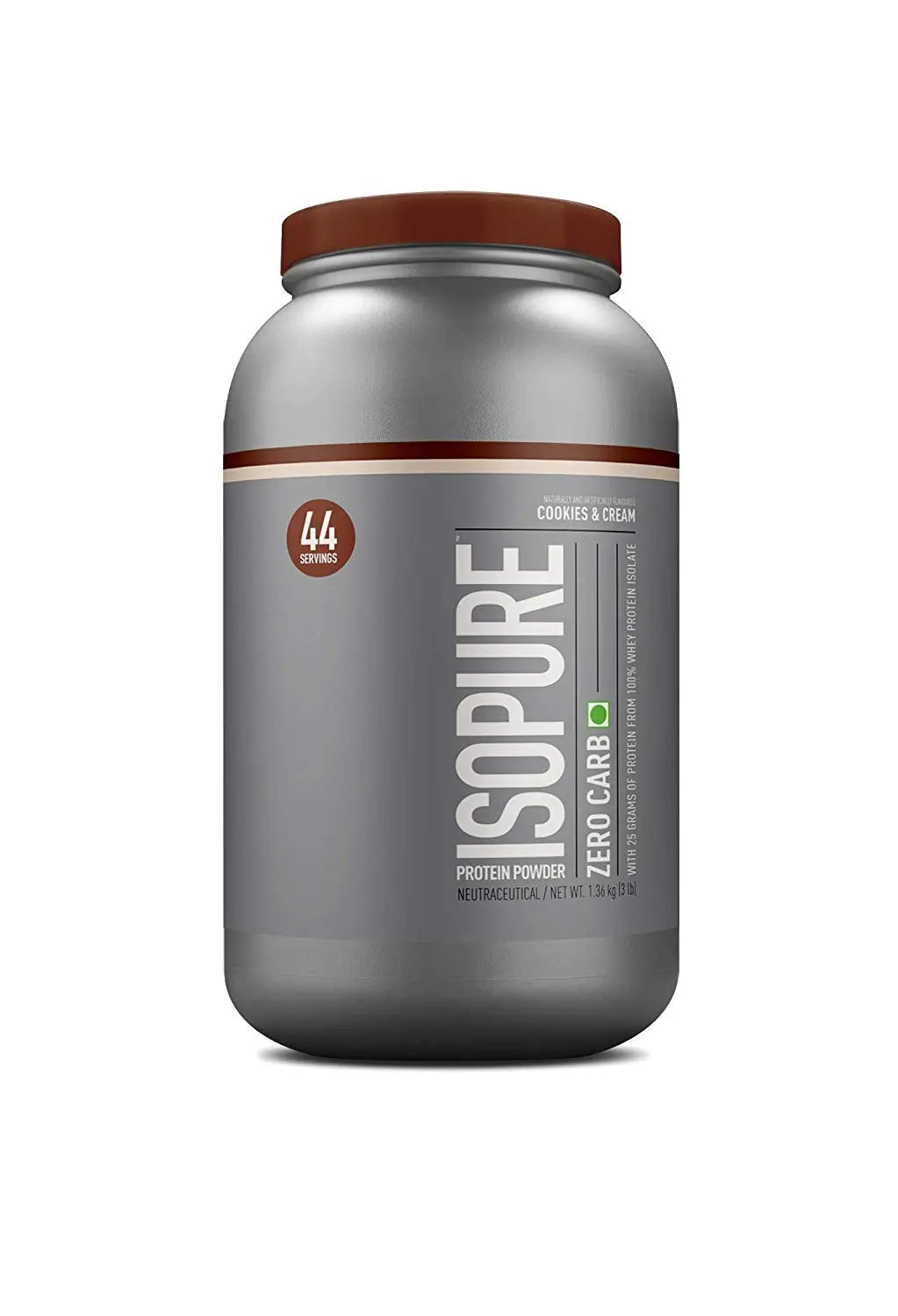 Isopure Zero Carb 3 Lbs Cookies & Cream - Muscle & Strength India - India's Leading Genuine Supplement Retailer 