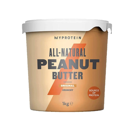 Peanut Butter, 1 Kg Natural-Crunchy - Muscle & Strength India - India's Leading Genuine Supplement Retailer 