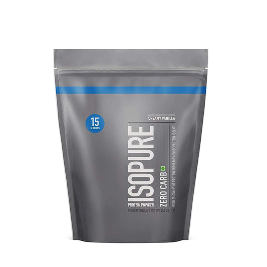 ISOPURE 1LB CREAMY VANILLA - Muscle & Strength India - India's Leading Genuine Supplement Retailer 