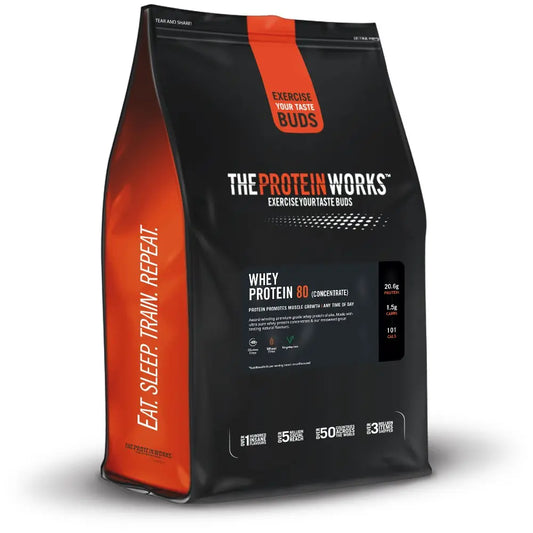 The Protein Works Whey Protein 80(Con) 2kg Cherry Blackwell - Muscle & Strength India - India's Leading Genuine Supplement Retailer 