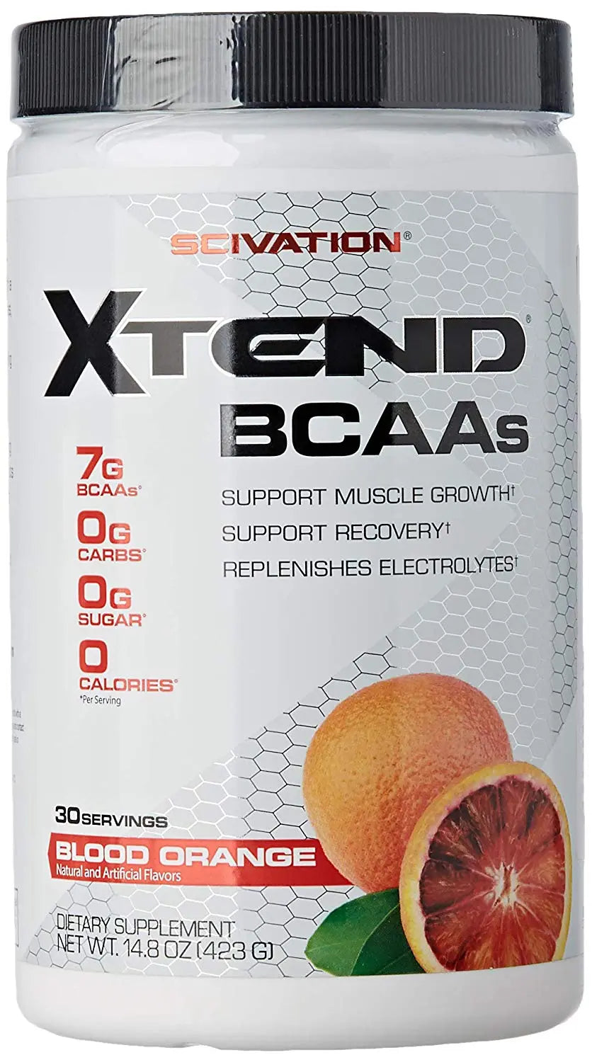 SCIVATION XTEND BCAAs  30 SERVINGS  BLOOD ORANGE 420G - Muscle & Strength India - India's Leading Genuine Supplement Retailer 