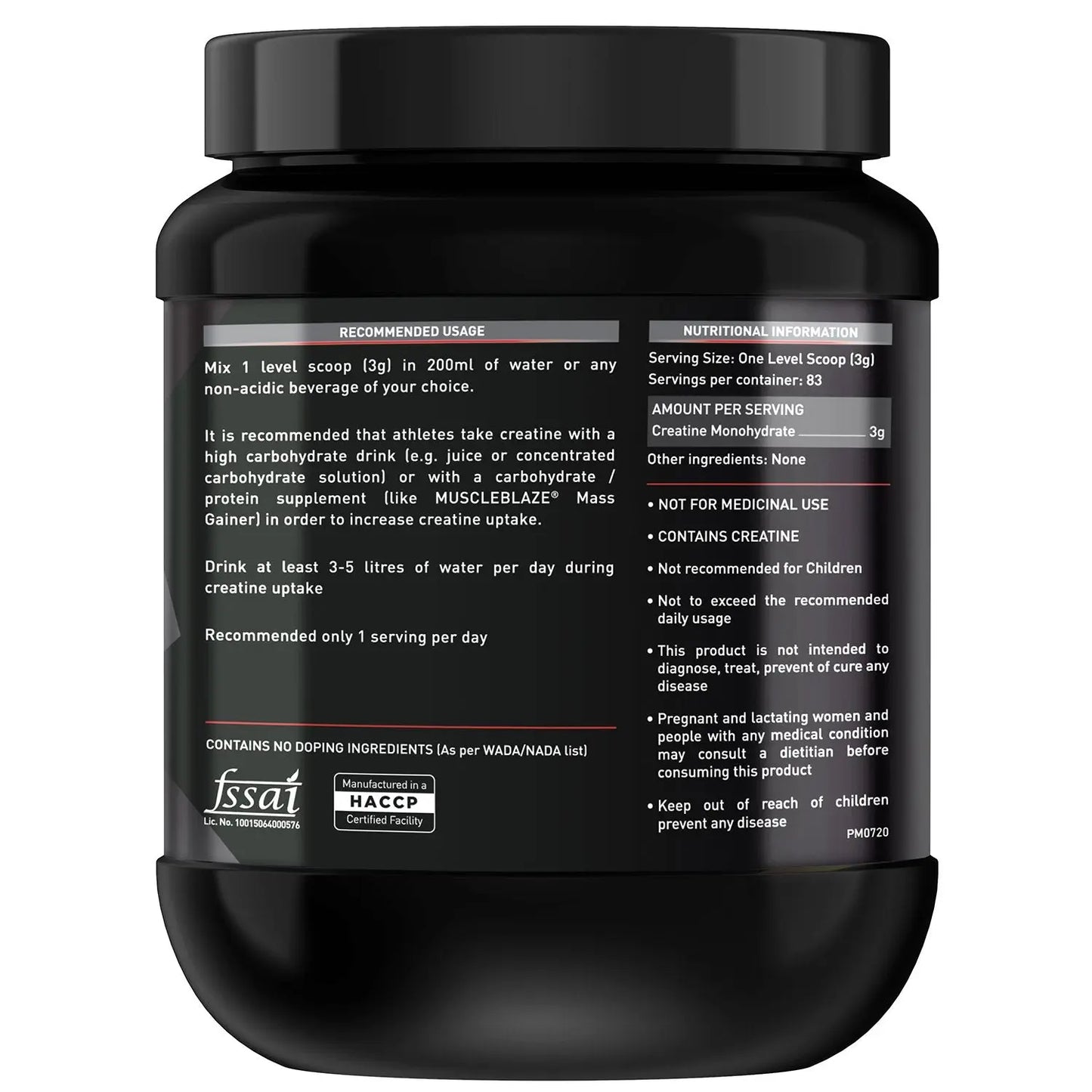 MB CREATINE 250GM - Muscle & Strength India - India's Leading Genuine Supplement Retailer 