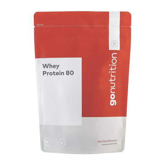 Go Nutrition Whey Protein 80 2.5 Kg Strawberry - Muscle & Strength India - India's Leading Genuine Supplement Retailer 