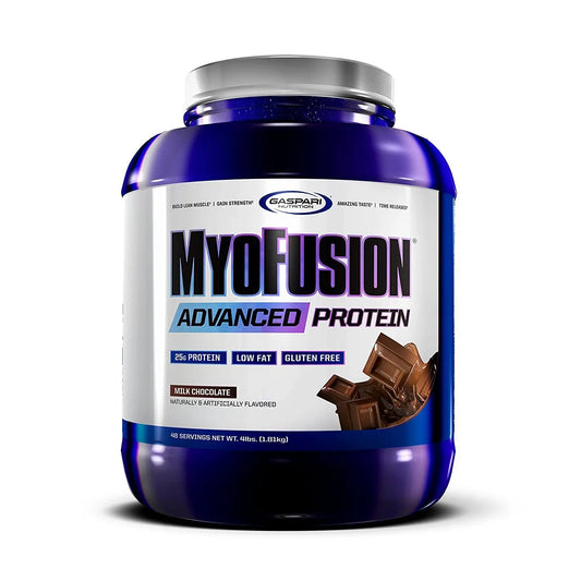 GASPARI MYOFUSION 4 LB MILK CHOCOLATE - Muscle & Strength India - India's Leading Genuine Supplement Retailer 