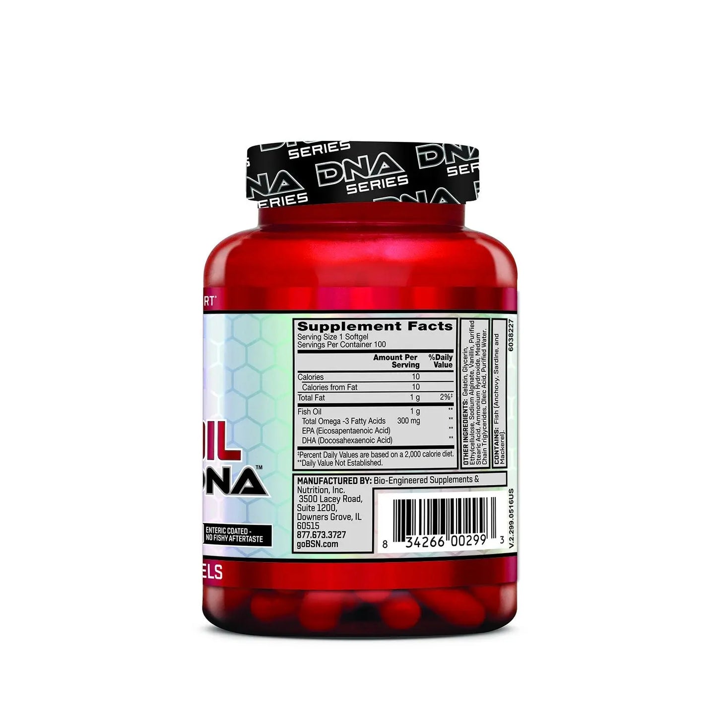 BSN FISH OIL DNA-100% SOFT-GELS-Muscle & Strength India - Muscle & Strength India - India's Leading Genuine Supplement Retailer 