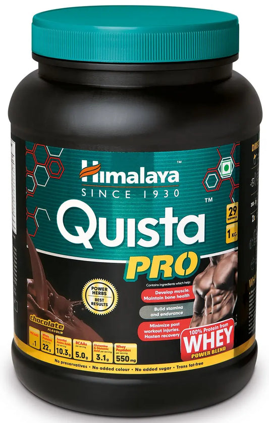 Himalaya Quista Pro Advanced Whey Protein Powder Chocolate - Muscle & Strength India - India's Leading Genuine Supplement Retailer 