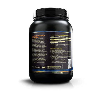 ON 100 % CASEIN GS 2LBS STRAWBERRY CREAM 909G - Muscle & Strength India - India's Leading Genuine Supplement Retailer 