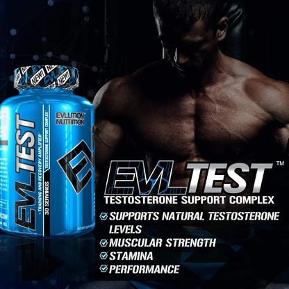 EVL TEST 120 TAB - Muscle & Strength India - India's Leading Genuine Supplement Retailer 