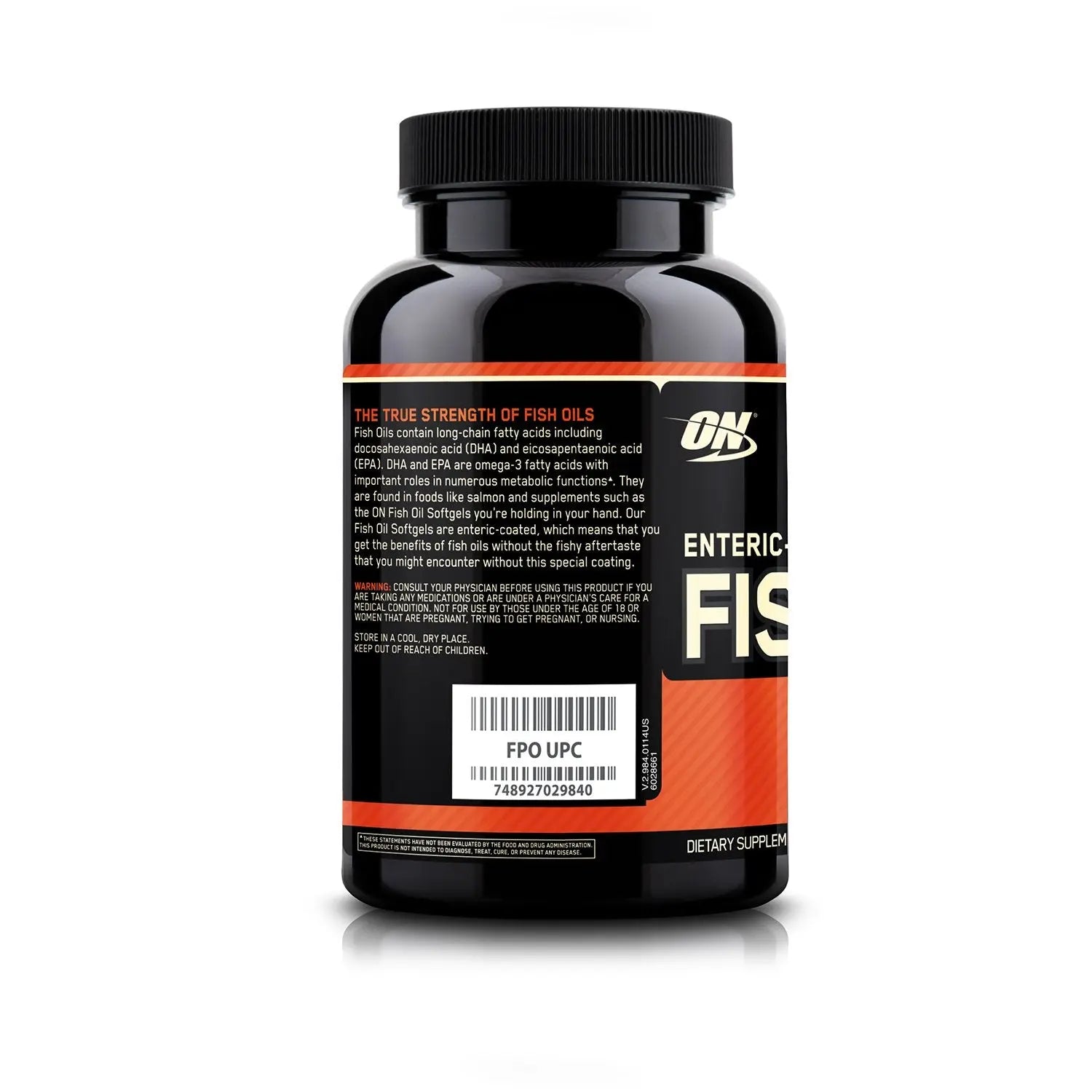 Optimum Nutrition ON Fish Oil 1000 Mg - 100 Softgels - Muscle & Strength India - India's Leading Genuine Supplement Retailer 