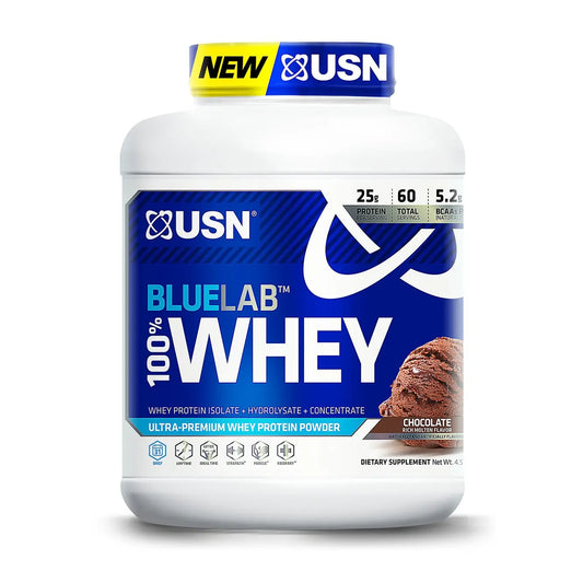 USN 100% Whey Blue Lab 4.5 LBS - Muscle & Strength India - India's Leading Genuine Supplement Retailer 