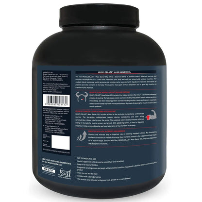 MB MASS GAINER XXL 3KG VANILLA - Muscle & Strength India - India's Leading Genuine Supplement Retailer 