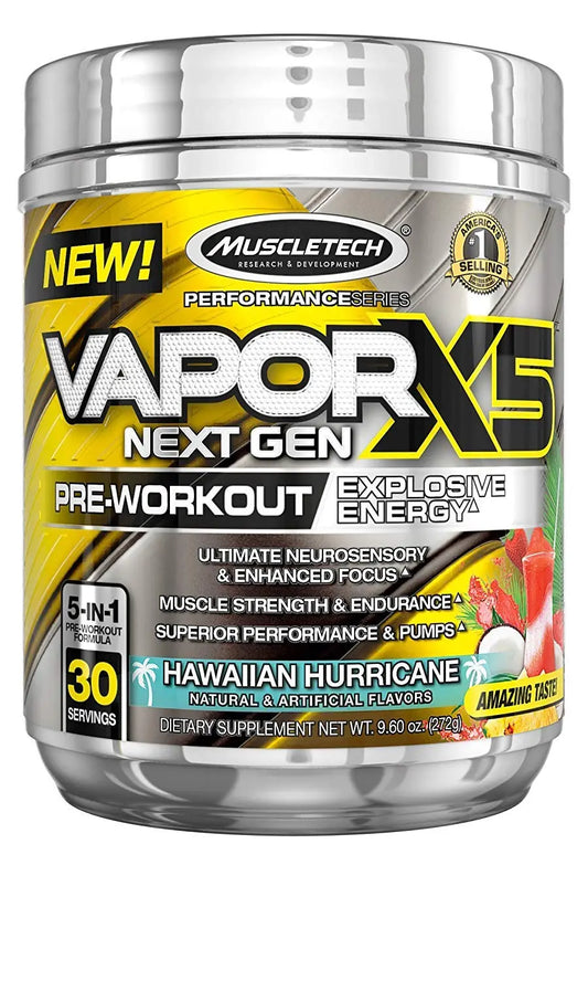 MT VAPORX5 NEXT GEN PRE WORKOUT 30 SERVING HAWALLAN - Muscle & Strength India - India's Leading Genuine Supplement Retailer 