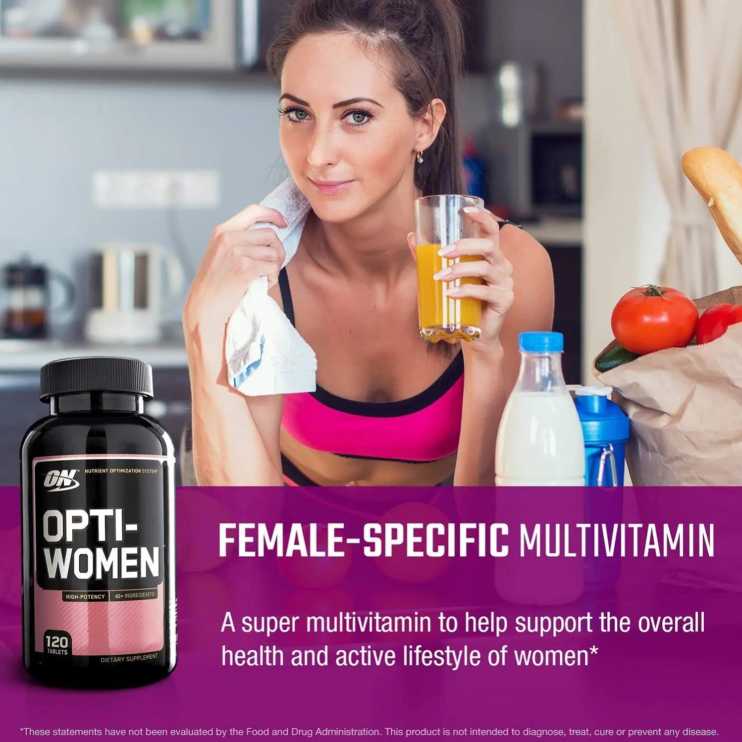 ON Opti-Women 120 Capsule - Muscle & Strength India - India's Leading Genuine Supplement Retailer 