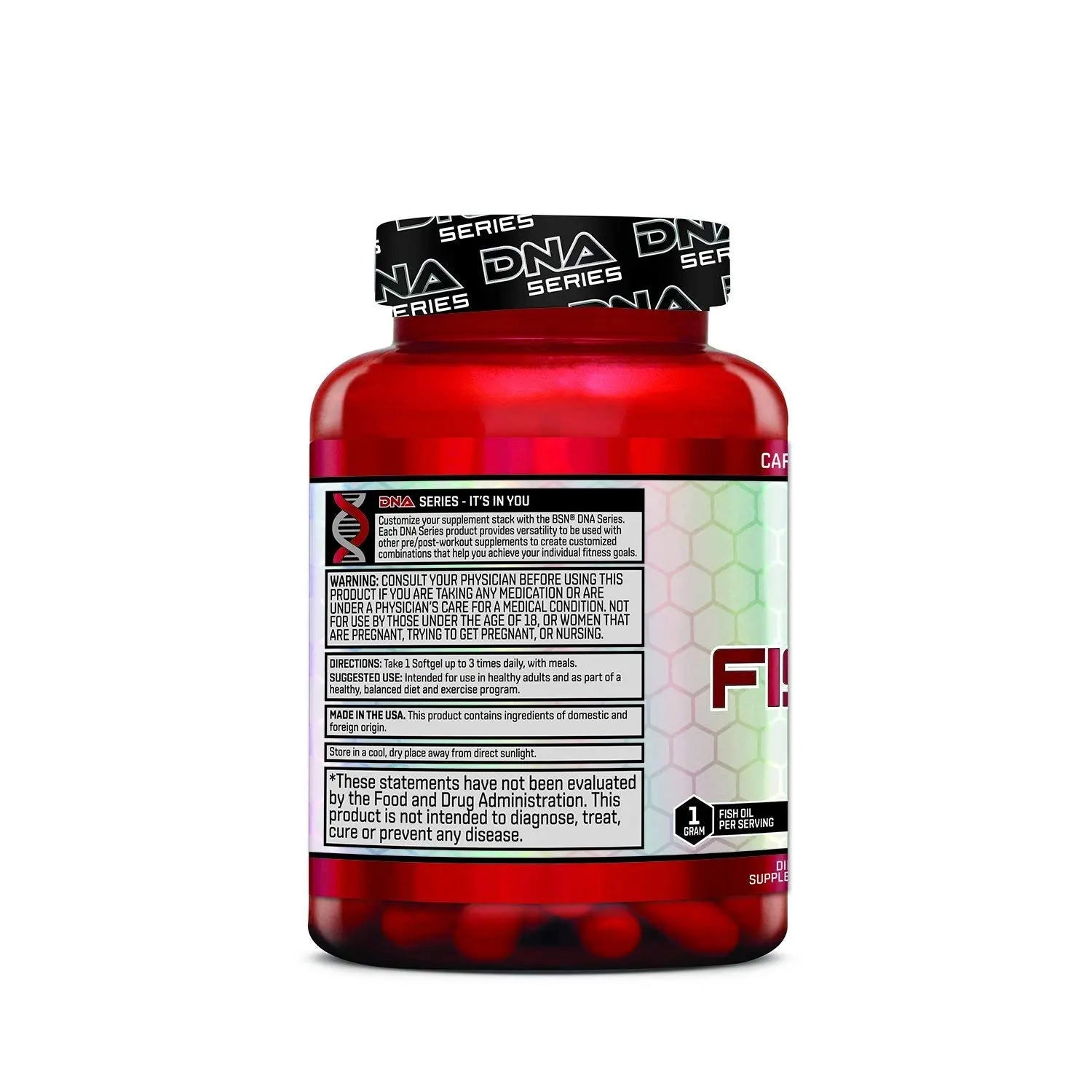 BSN FISH OIL DNA-100% SOFT-GELS-Muscle & Strength India - Muscle & Strength India - India's Leading Genuine Supplement Retailer 