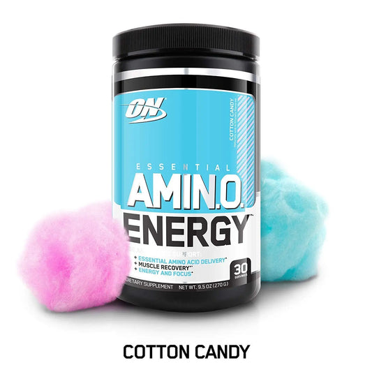 ON ESSENTIALS AMINO ENERGY 30 SERVING COTTON CANDY - Muscle & Strength India - India's Leading Genuine Supplement Retailer 