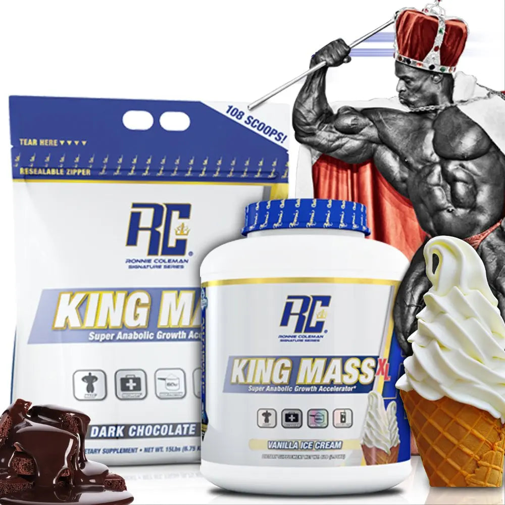 RC KING MASS 15LB STRAWBERRY MILK SHAKE - Muscle & Strength India - India's Leading Genuine Supplement Retailer 