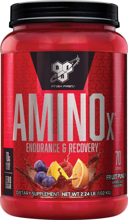 BSN Amino X - 70 Servings (Fruit Punch) - Muscle & Strength India - India's Leading Genuine Supplement Retailer 